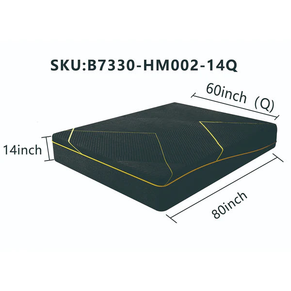 Queen 14inch Sponge mattress