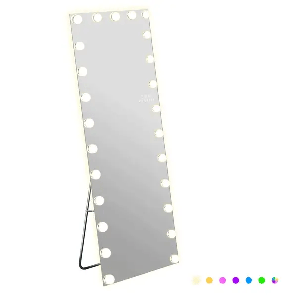 VANITII Hollywood Vanity Mirror - Full Length Vanity Mirror with RGB Lighting