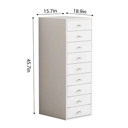 VANITII 9-Drawer Makeup Vanity Storage Unit