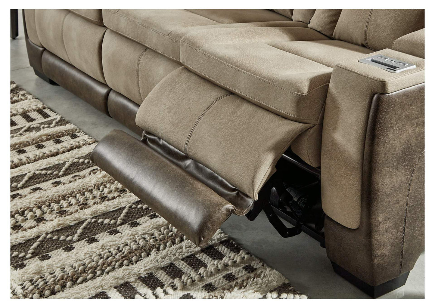 Next-Gen Durapella Performance Fabric Dual Power Reclining Sofa and Loveseat