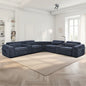 Power Recliner Fabric Sectional MC3028 Blue