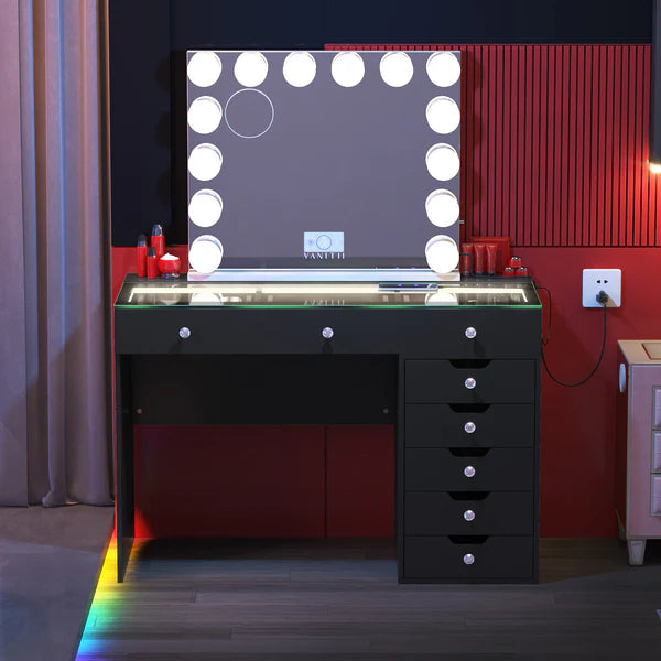 Promotion ! Diana 8 Vanity Set with 14 Bulbs Vanity Mirror
