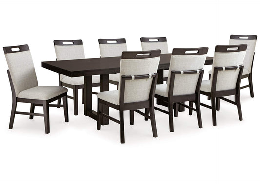 Neymorton Extendable Dining Table and 8 Chairs