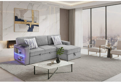 GREY SOFA BED