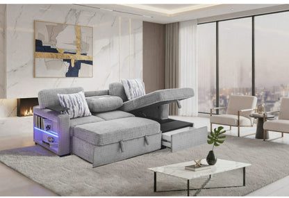 GREY SOFA BED
