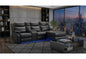 BLANCHE CHARCOAL SECTIONAL WITH PUSHBACK CHAISE
