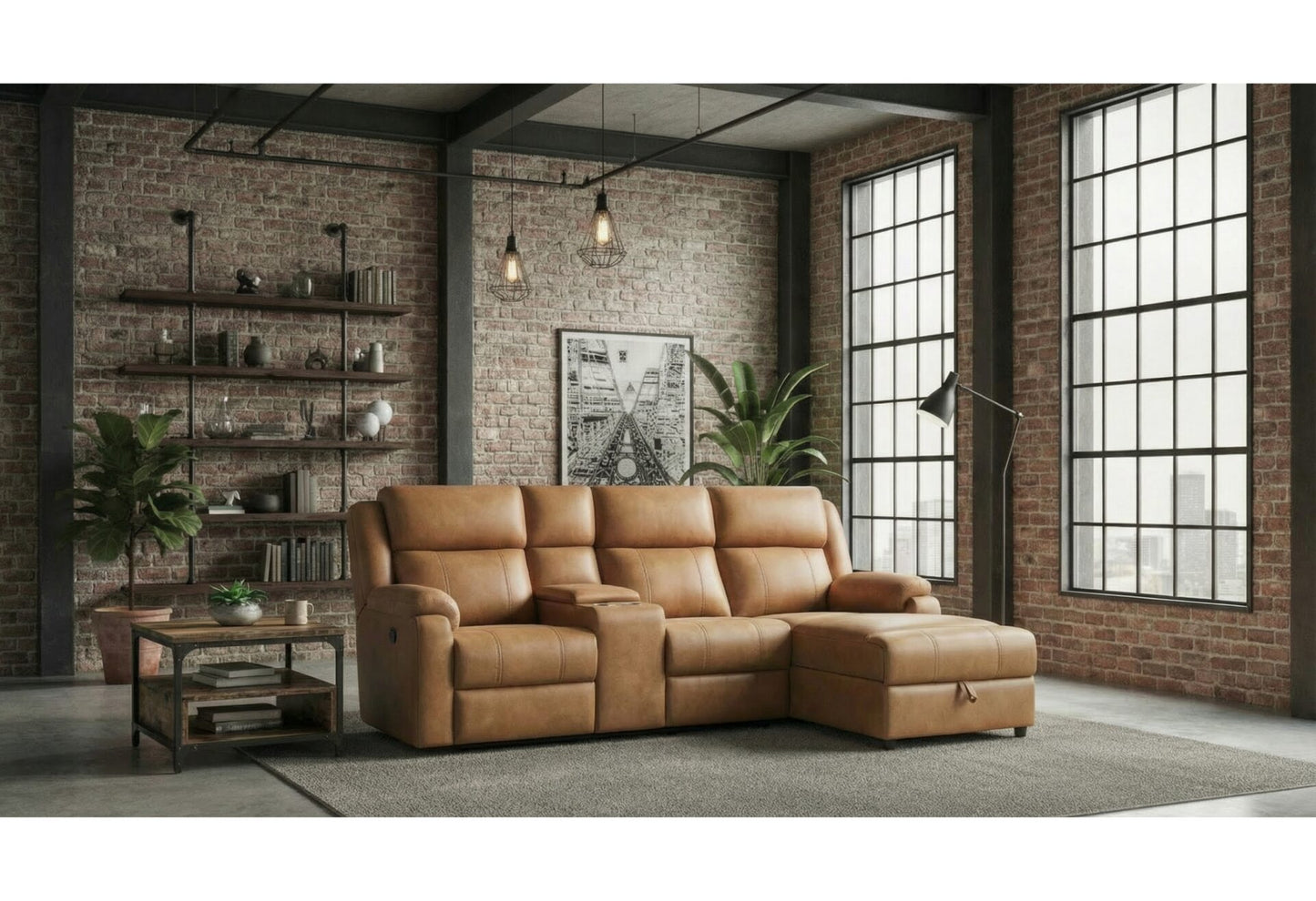 BROWN SECTIONAL