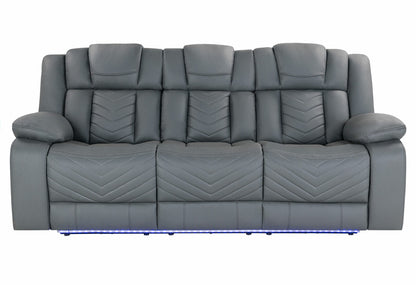 POWER RECLINING SOFA/POWER CONSOLE RECLINING LOVESEAT/POWER RECLINER W/LED