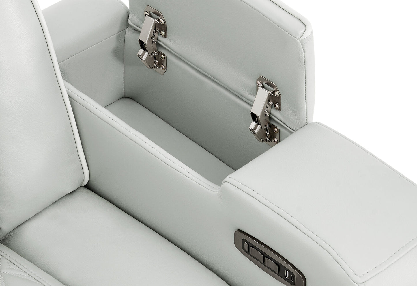 POWER RECLINING SOFA & LOVESEAT WITH LED