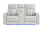 POWER RECLINING SOFA & LOVESEAT WITH LED