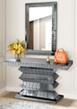 Gray Console table