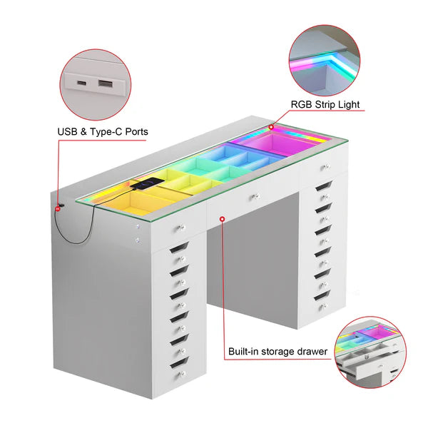VANITII Lisa Vanity Desk Pro