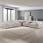 Power Recliner Fabric Sectional MC3028 White