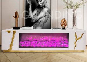 TV Stand With fire plce