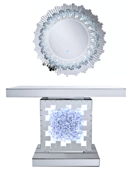 Mirror LED Console tables