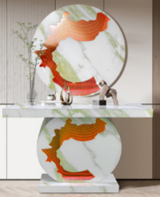 Marble console table